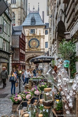 Rouen in Normandy_France_072721A