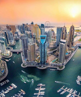 Dubai Marina Sunset_UAE_012021A