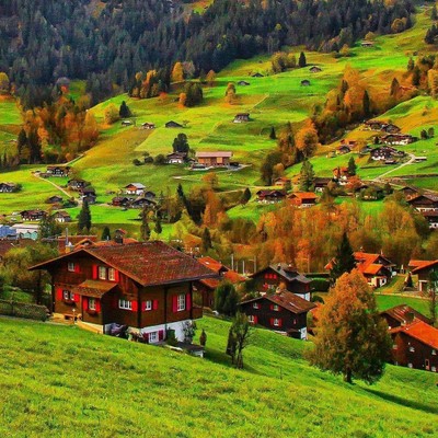 Village in Switzerland_030321A